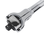 KING TONY (3752-09G) Трещотка 3/8", 235 мм, 72 зубца, дисковый механизм, поворотная голова с кнопкой