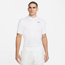 Мужское теннисное поло Nike Dri-Fit Polo Men - White