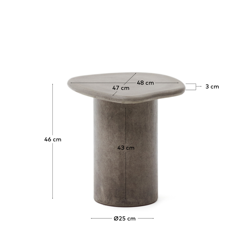 Приставной столик из цемента Macarella 48 x 47 см