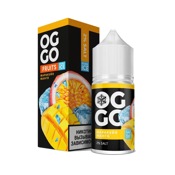 Купить Жидкость OGGO Fruits Double Ice Salt - Маракуйя-Манго 30 мл