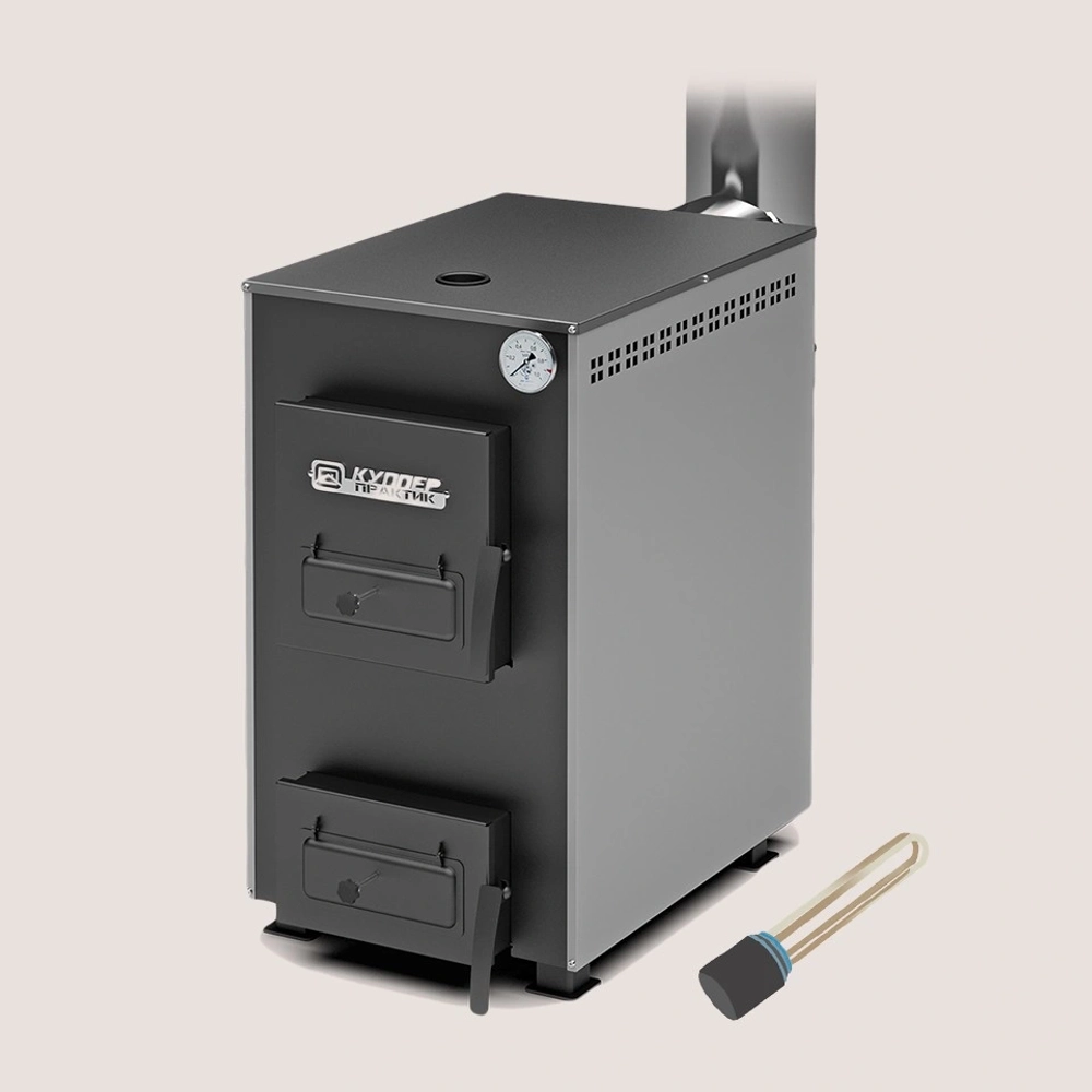 Отопительный котел Куппер ПРАКТИК-8 (1.1) + Блок ТЭН 6 кВт + Пульт управления Norma AQUA