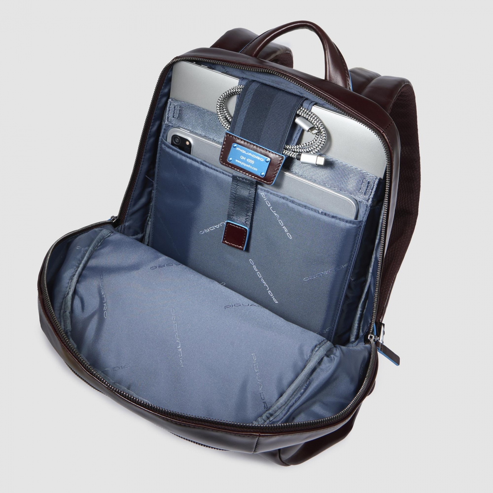 Рюкзак для ноутбука Piquadro Blue Square/Mogano
