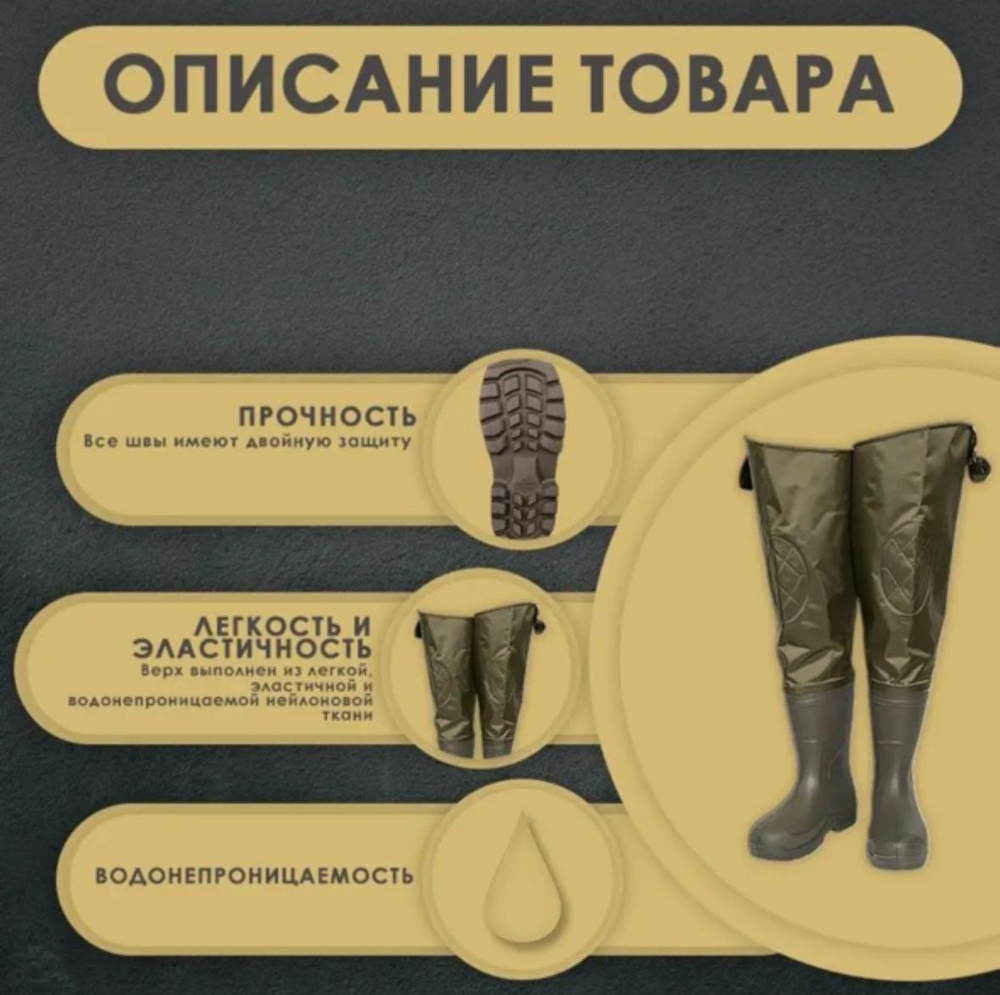 Сапоги рыбацкие