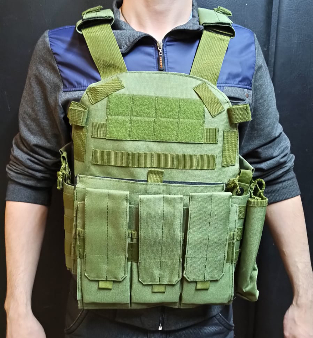 Тактический разгрузочный жилет на 6 магазинов, цвет Green BH-SL15B