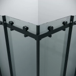Душевой уголок Grossman Classic 300.K33.04.9090.21.00 90x90 стекло прозрачное/профиль черный матовый