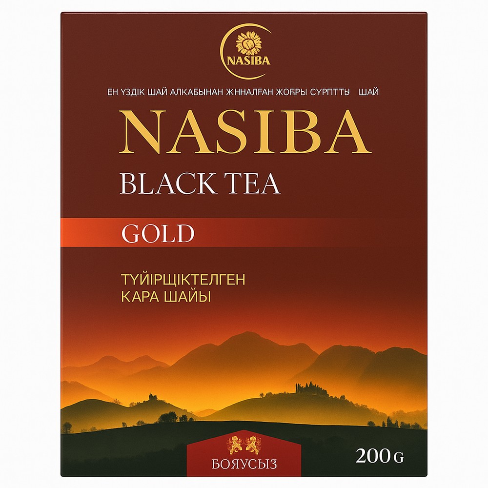 Чай черный Nasiba Gold 200 гр