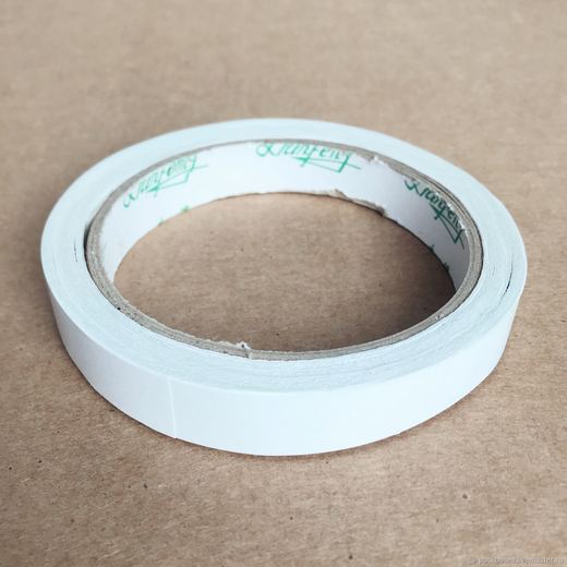 Двухсторонний скотч  15 мм, 20 ярдов