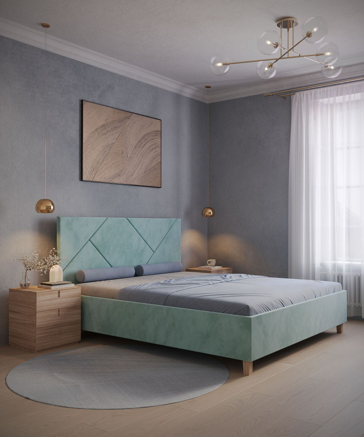 Двуспальная кровать с подъемным механизмом Дельта, 160х200