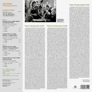 Anne-Sophie Mutter, Vienna Philharmonic, Herbert von Karajan / Vivaldi: The Four Seasons (LP)