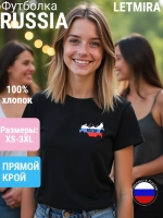 Футболка принт Москва