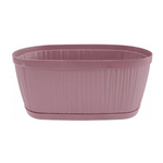 Горшок для цветов InGreen BARCELONA 2,7л, 275х145мм овальный Морозная слива