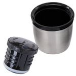 Термос 1 л, BOOMHOUSE (БУМХАУС) DARKBLUE, нержавеющая сталь SUS304, молотковая эмаль, крышка/кружка, синий, 700310