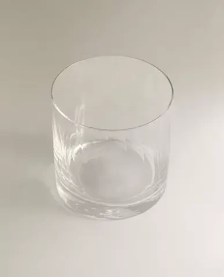 ZARA HOME СТЕКЛЯННЫЙ СТАКАН ДЛЯ ВИСКИ, ПРОЗРАЧНЫЙ