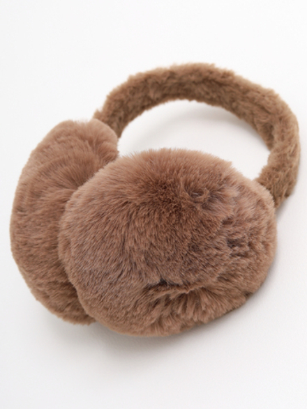 Наушники меховые FluffFold, шоколад