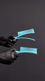 Набор зажимов с расческой (крупный)