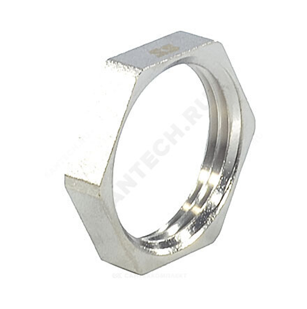 Контргайка латунь никель Ду 32 (1 1/4") ВР SantechSystems
