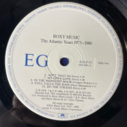Винтажная виниловая пластинка LP Сборник Roxy Music The Atlantic Years 1973 1980 (Англия 1983)