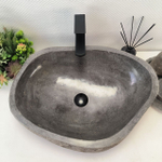 Раковина из речного камня RS63502 (60*45*15) 0124