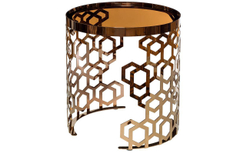 Стол золотой Garda Decor 11-GOLD вид спереди