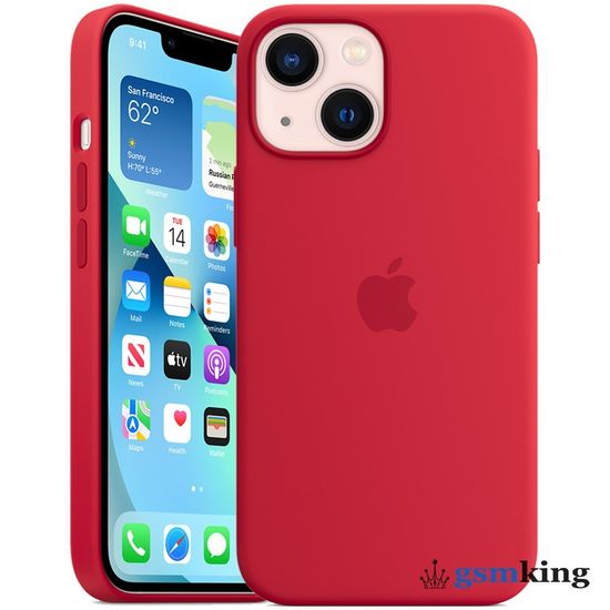 Apple Silicone Case with MagSafe iPhone 13 Mini (PRODUCT)RED Красный MM233ZE/A