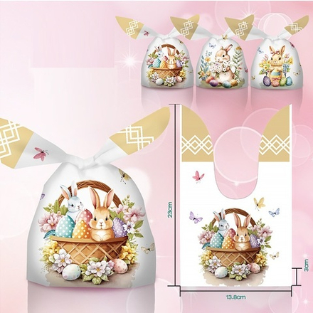 Пакет С УШКАМИ Пасха, 13,5*23 см