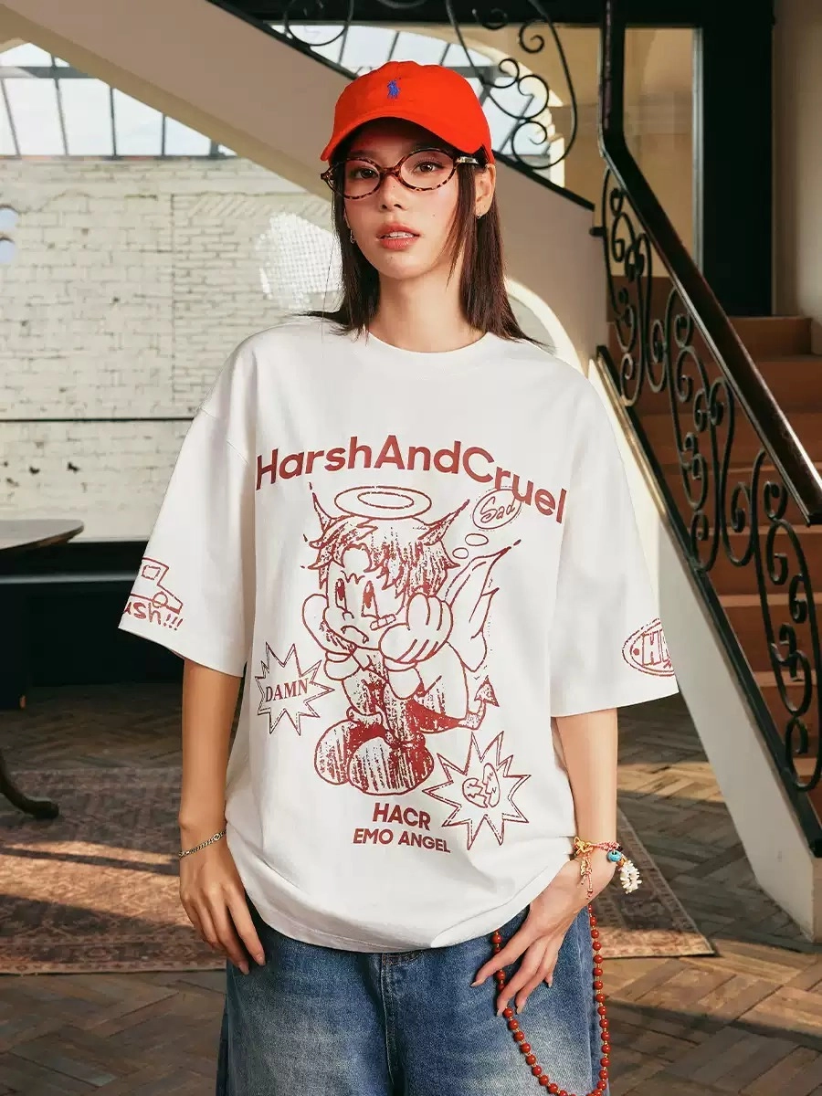 Футболка HARSHandCRUEL "Emo Angel" Oversized Tee