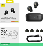 Наушники Baseus Bowie E18 True Wireless Earphones Cosmic Black (A00023800123-00)