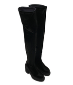 Кожаные сапоги-казаки krisheel highbt90 bp HUGO - черный(50509843)