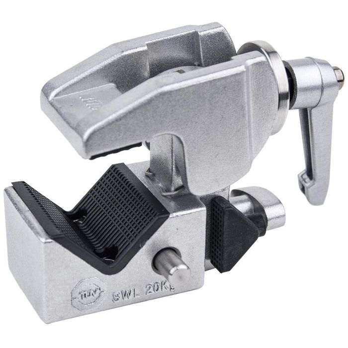 Зажим KUPO KCP-710 CONVI CLAMP SILVER W/RATCHET HANDLE &amp; KCP-7SDL SADDLE