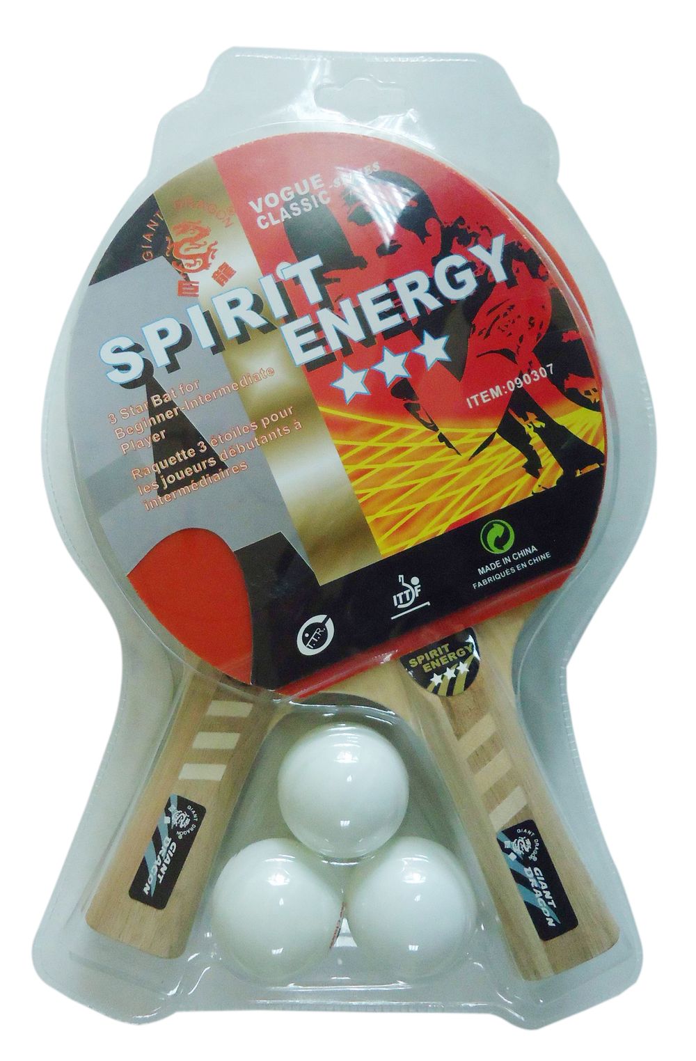 Набор для настольного тенниса Proxima-Giant Dragon 3* арт. VC090301