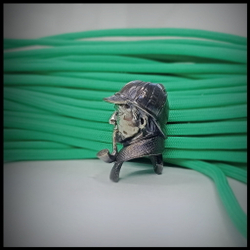 Темлячная бусина "Шерлок" для ножей , мельхиор