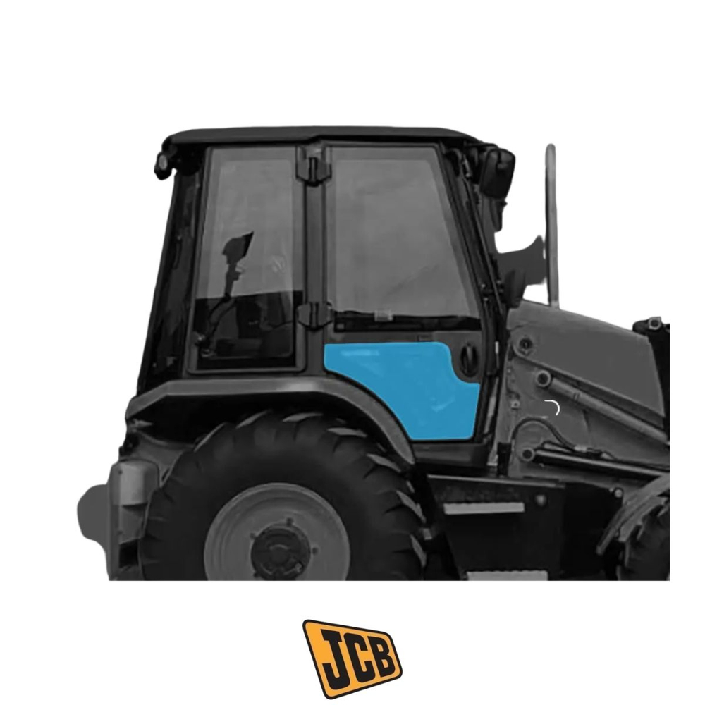 Стекло двери правое нижнее JCB 334/Y0834