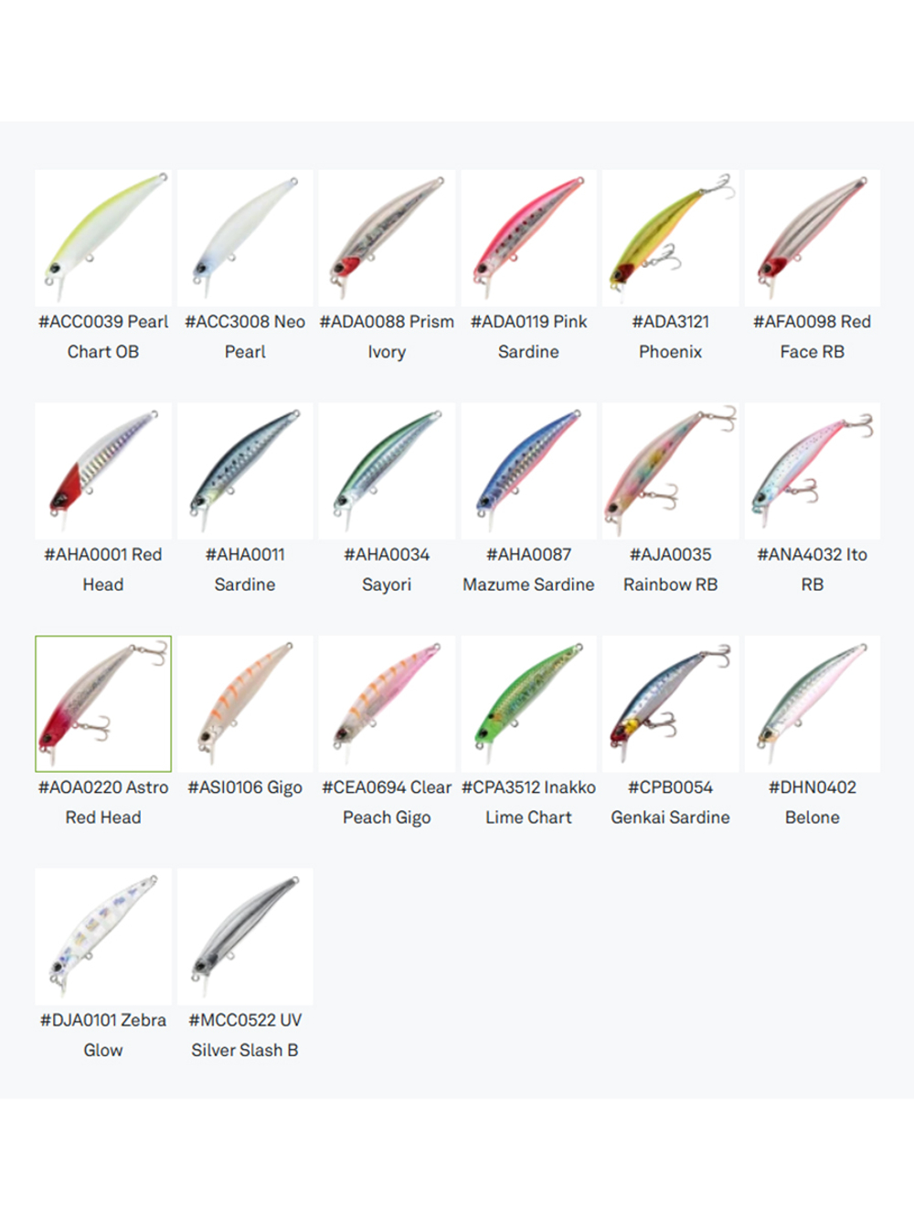Воблер DUO Tide Minnow Sprint 75 S, CPA3512 Inakko Lime Chart