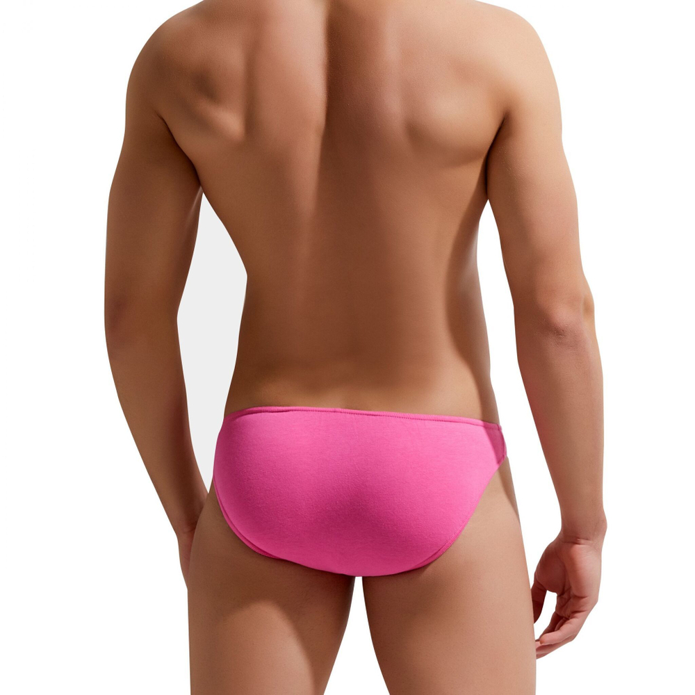 Хлопковые мужские трусы-слипы Colours of the Planet Brief (Размер: XL) (Цвет: фиолетовый)