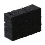 Губка для мытья посуды 9,5*6,5*3,5 см 5 шт черные Tutto/40