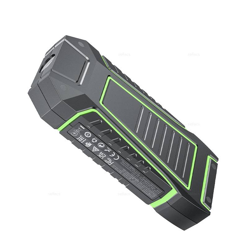 Hoco QS1 Spring портативный аккумулятор для запуска авто (10000mAh) (black) (Краснодар склад)