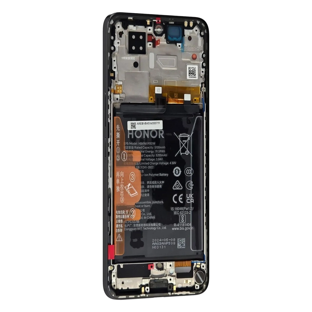 Honor 200 (ELI-NX9) / (ELI-AN00) Дисплейный модуль в рамке и Аккумулятором (ORIG-SP)