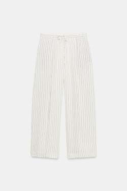ZARA БРЮКИ BARREL — ZW COLLECTION, ПОЛОСКИ