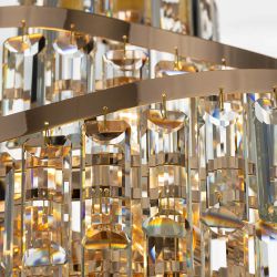 Citilux NAIAD CL315152 Люстра хрустальная подвесная Золото