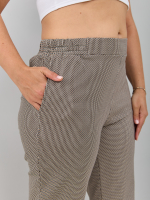 Брюки Б-032/гусинаялапка-коричневая