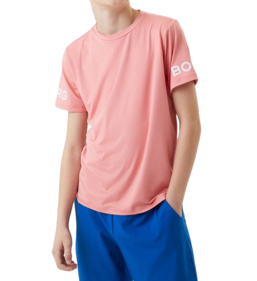 Детская теннисная футболка Bj_rn Borg T-shirt - Pink