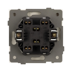 Механизм выключателя одноклавишный перекрёстный SWT-TENDO-MKX1-SFPL-GD (230V, 10A) (Arlight, -) 054572