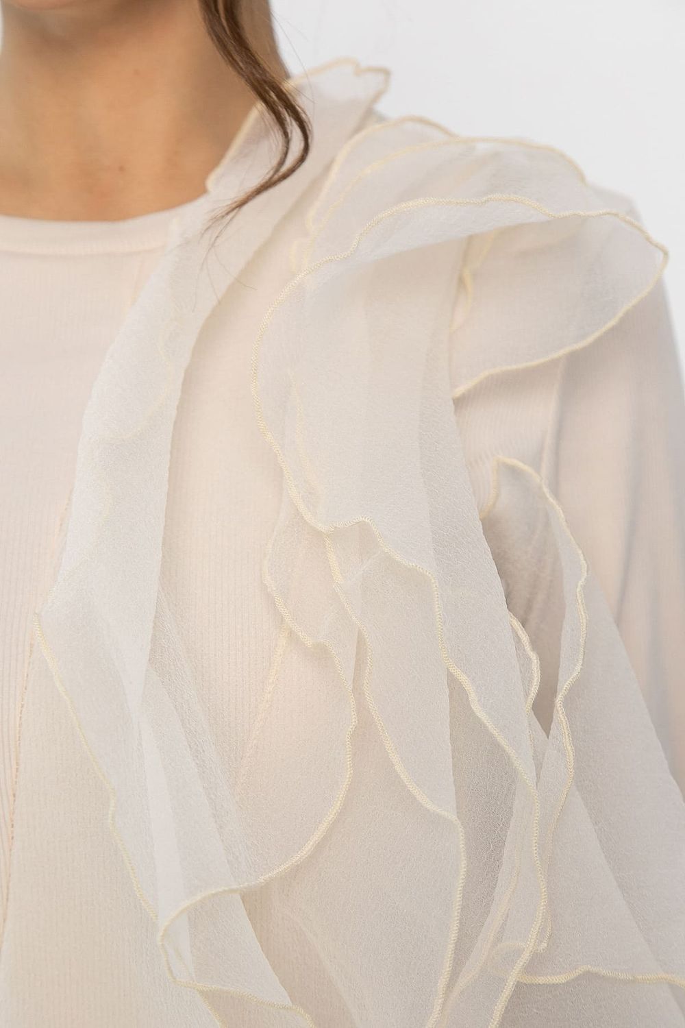 Блуза Риана (бежевая) Б14225-5М LT Collection