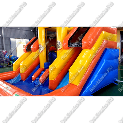 Батут "Морковка" с бассейном