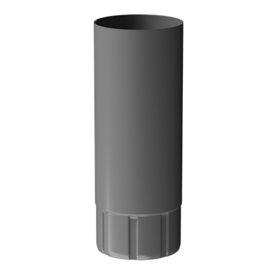 Труба водосточная 3 м Stal Premium, графит