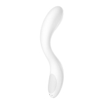 Белый вибромассажер 23см с движущимся шариком Satisfyer Rrrolling Pleasure 4043982