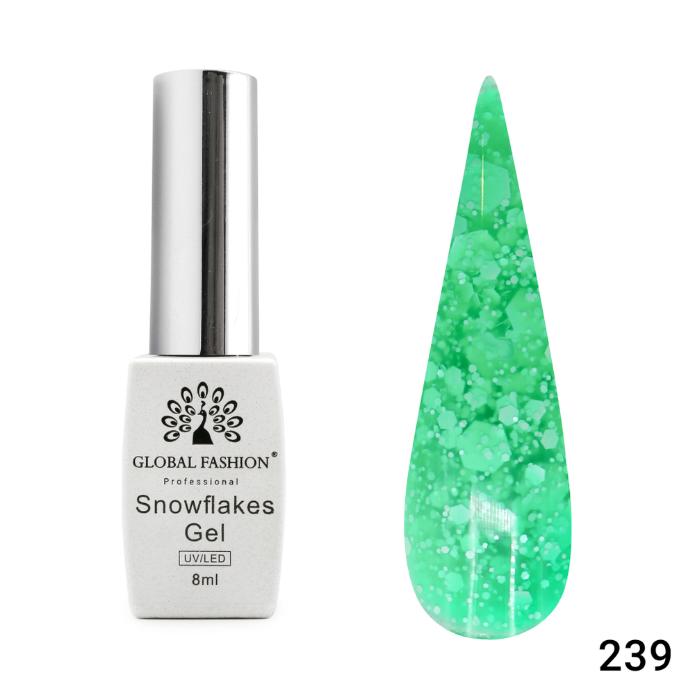 ГЕЛЬ ЛАК SNOWFLAKES 8 МЛ, 239