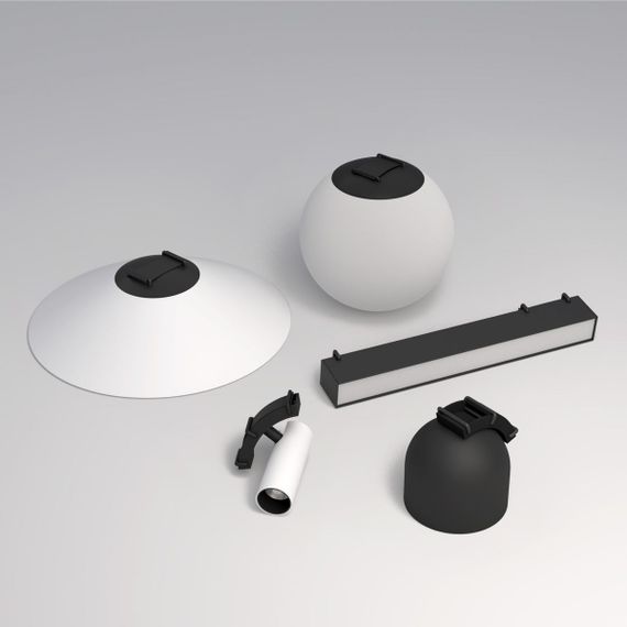 Трековый светильник Denkirs Belty Spot DK5546-BW+BK