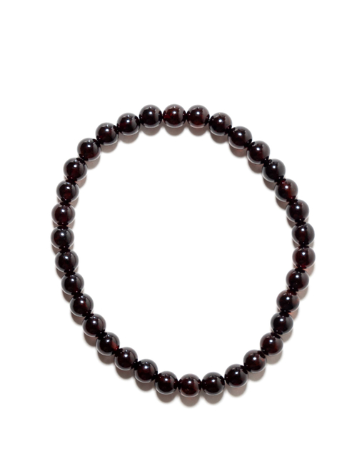 Браслет из цельного калининградского янтаря 5 мм