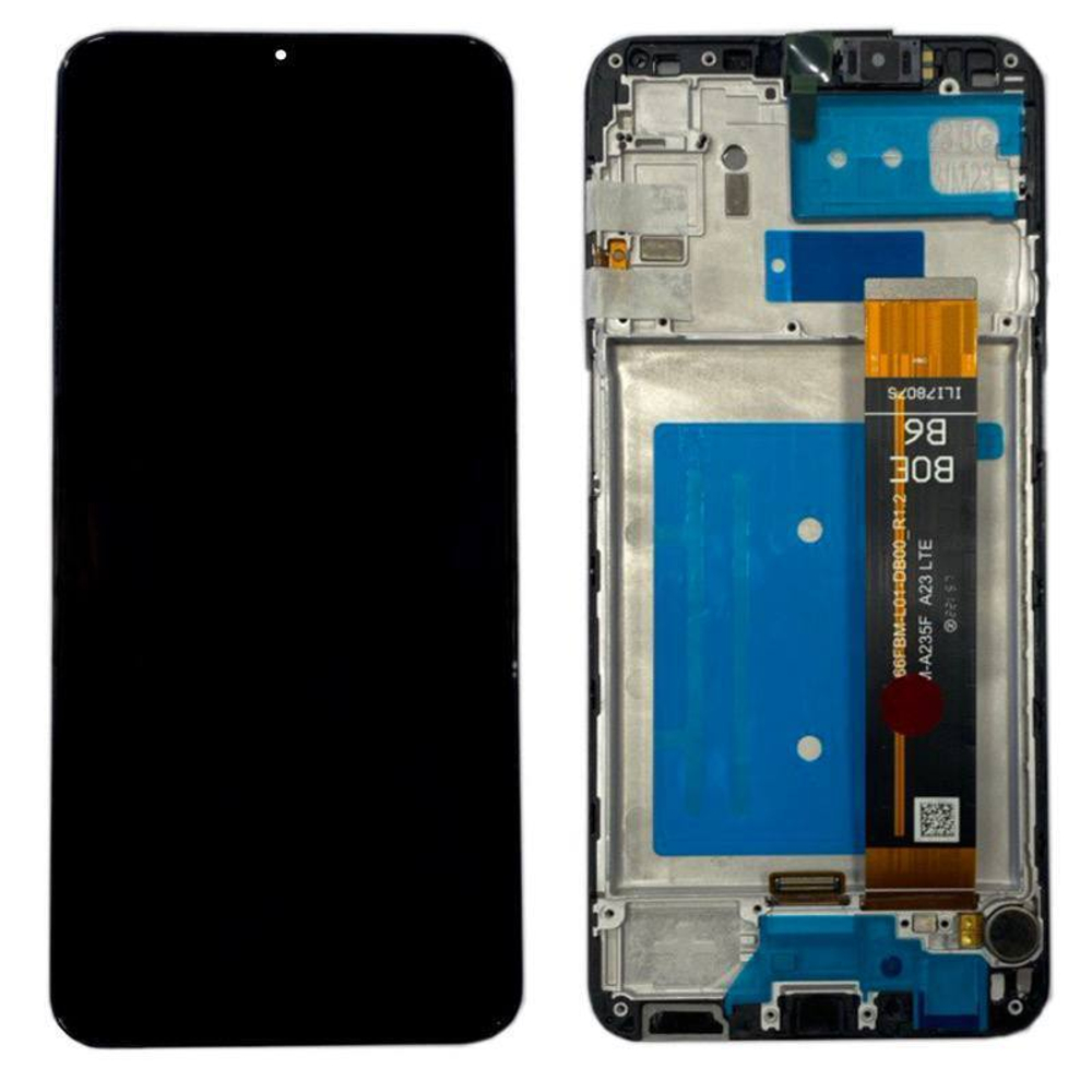Дисплей для Samsung Galaxy A23 (A235F) с тачскрином и рамкой Черный - OR Ref. (SP)